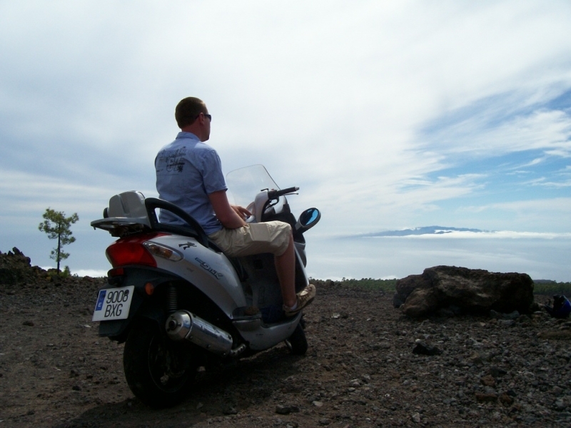 На скутере по Тенерифе